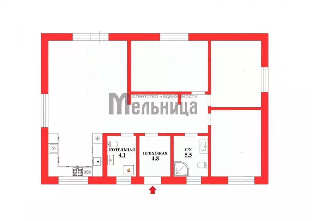 Дом в Волгоградская область, Волгоград Любитель СНТ, 0 (120 м) - Фото 1
