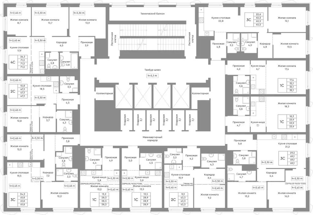 Студия Челябинская область, Челябинск ул. Энтузиастов, 32А (33.9 м) - Фото 1