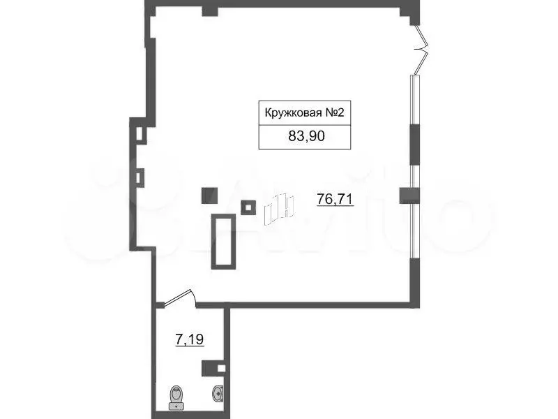 Продам помещение свободного назначения, 85.4 м - Фото 0