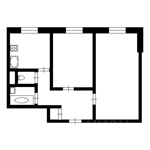 2-к кв. Москва Реутовская ул., 8К3 (42.0 м) - Фото 1