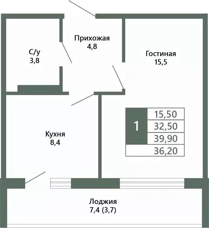 1-к кв. Кемеровская область, Кемерово 64-й мкр, Лучи жилой комплекс ... - Фото 1