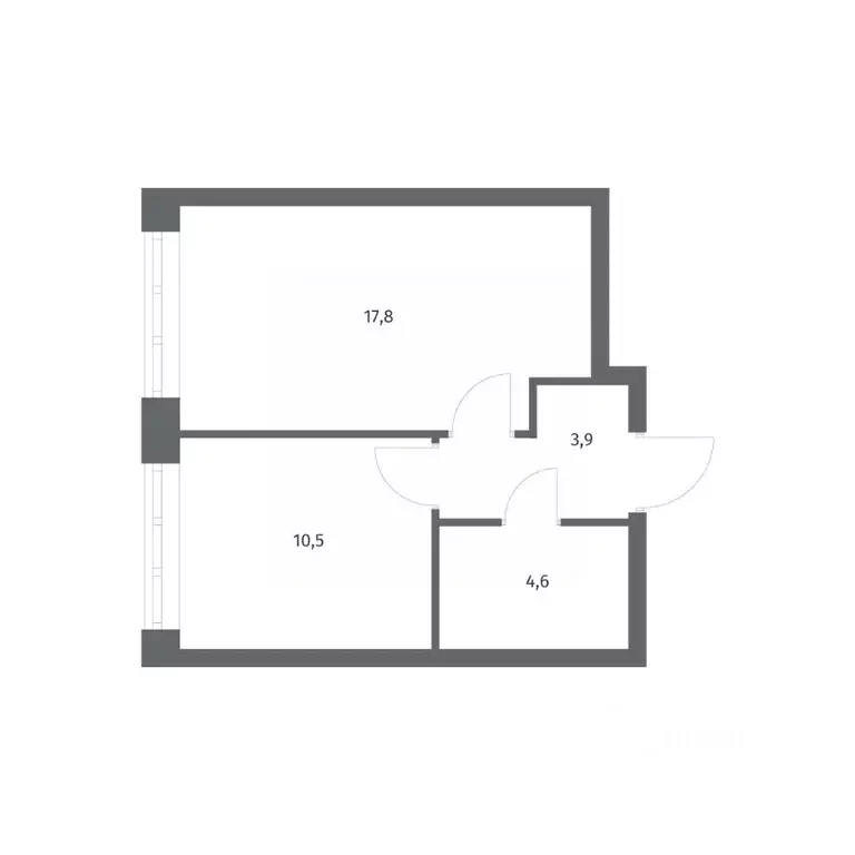 1-к кв. Ленинградская область, Ломоносовский район, Аннинское ... - Фото 1