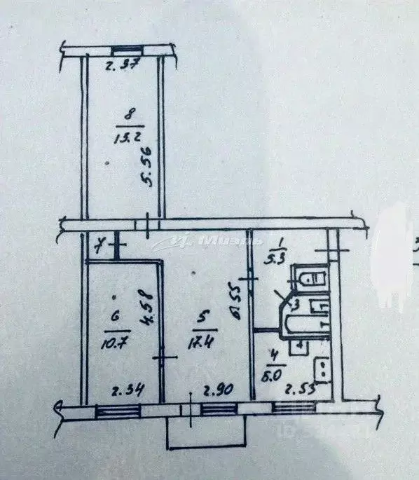 3-к кв. Крым, Алушта ул. Ленина, 47 (55.0 м) - Фото 2