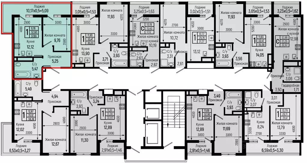 1-к кв. Краснодарский край, Туапсинский муниципальный округ, с. Небуг ... - Фото 2