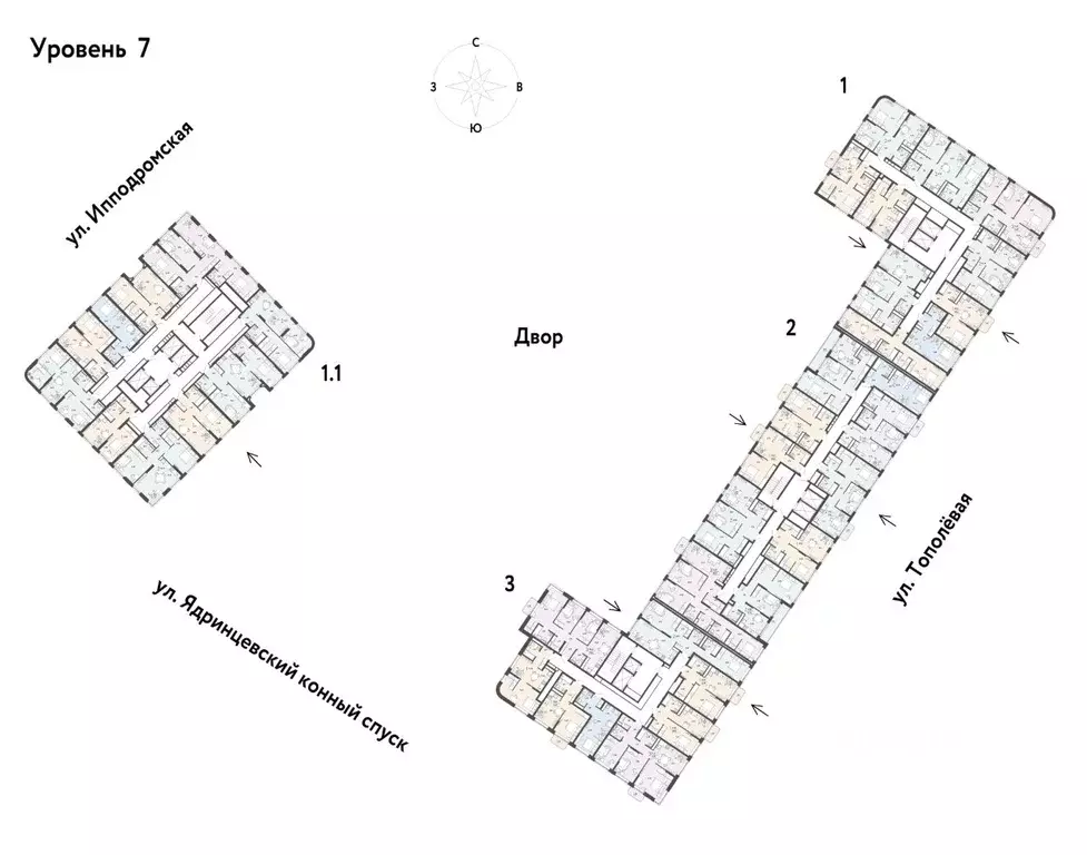 Студия Новосибирская область, Новосибирск  (29.42 м) - Фото 1