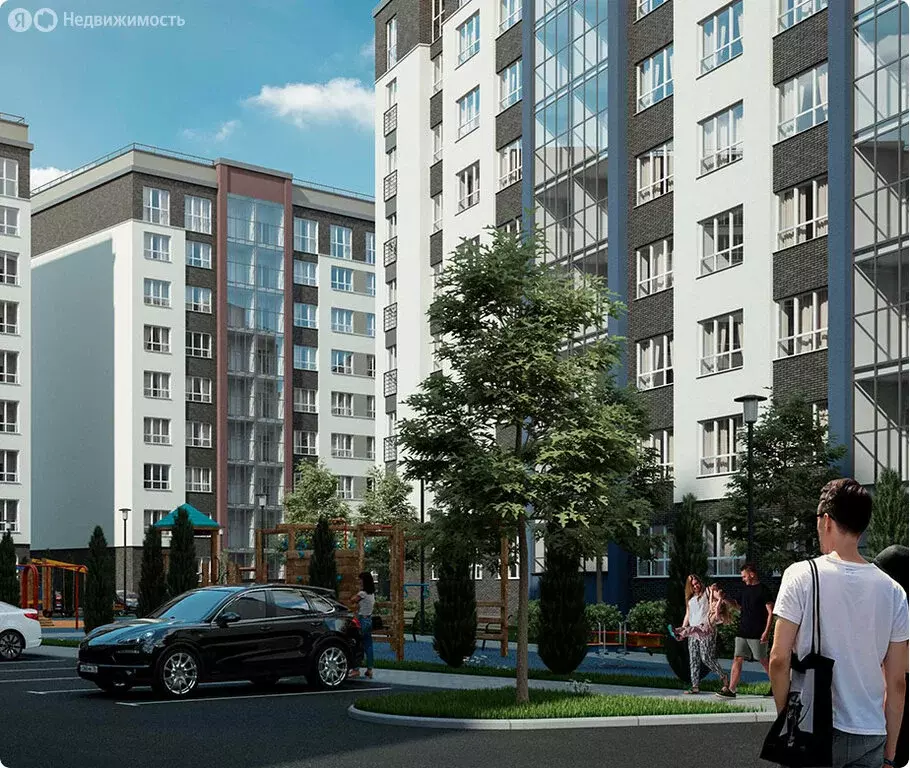 1-комнатная квартира: Калининград, Новгородская улица, 3Ак5 (37 м) - Фото 1