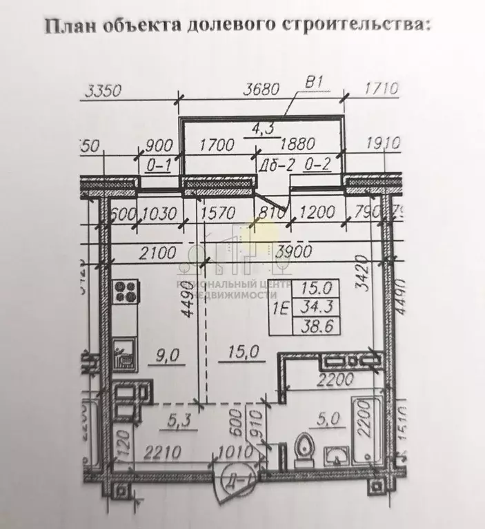 2-к кв. Иркутская область, Иркутск бул. Рябикова, 102 (38.0 м) - Фото 2