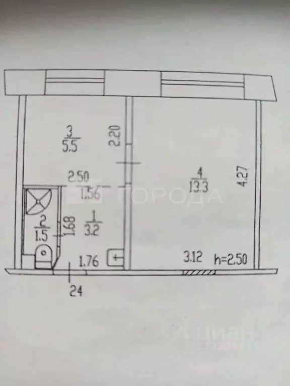 Комната Алтайский край, Барнаул ул. Георгия Исакова, 116а (13.3 м) - Фото 1