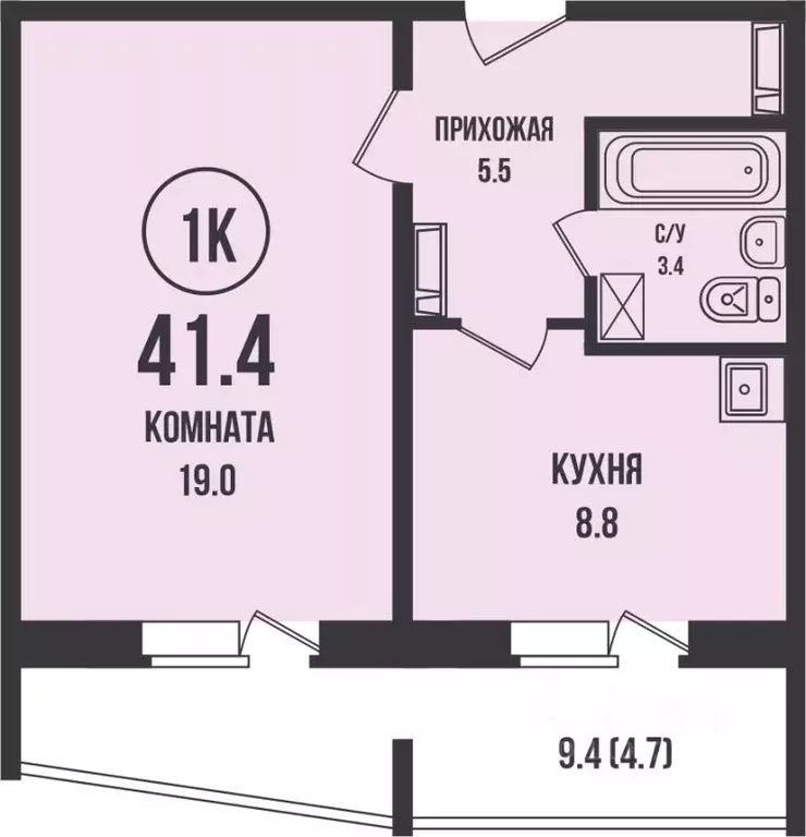1-к кв. Новосибирская область, Новосибирск ул. Имени генерал-майора ... - Фото 0
