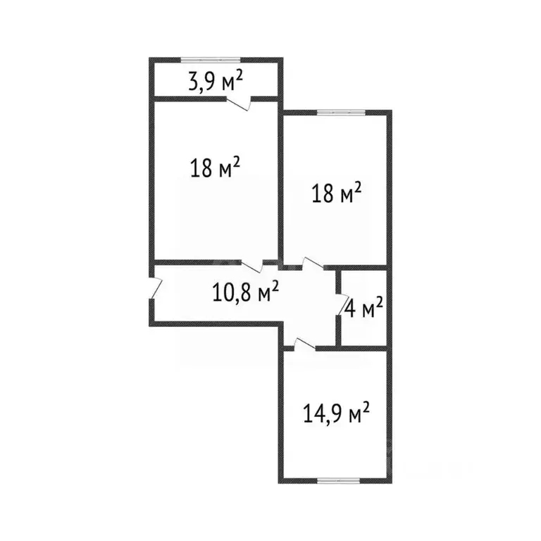 2-к кв. Дагестан, Каспийск ул. Цилингская, 33 (68.9 м) - Фото 2