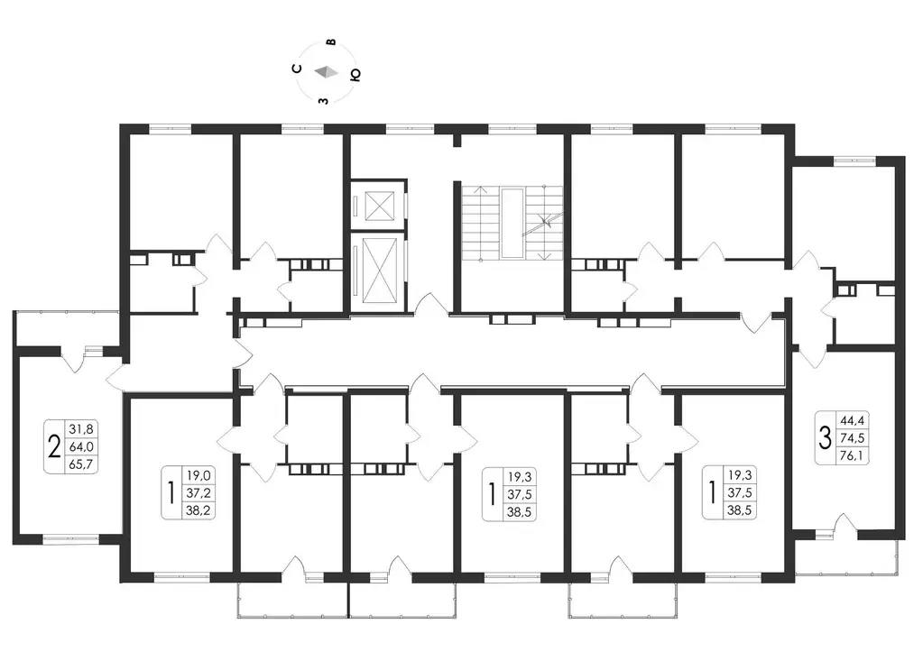2-к кв. Воронежская область, Новоусманский район, пос. Отрадное ул. ... - Фото 2