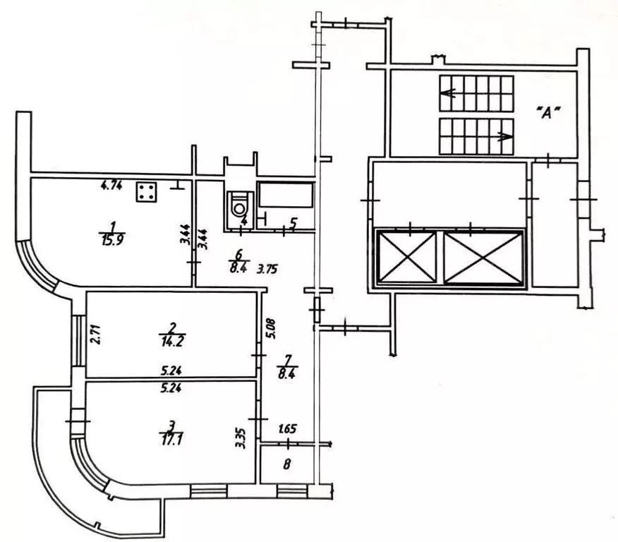 2-комнатная квартира: Калуга, улица 65 лет Победы, 20 (69.3 м) - Фото 1
