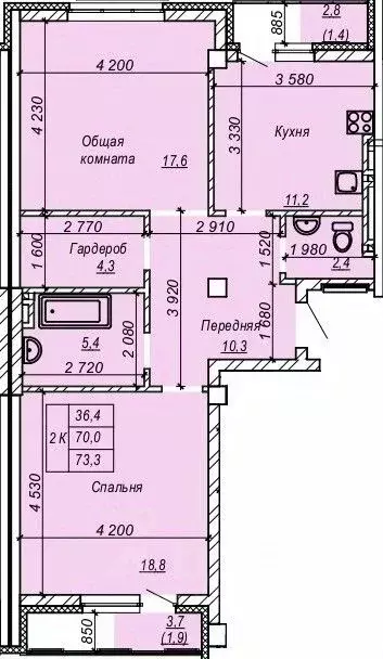 2-к кв. новосибирская область, новосибирск затулинский жилмассив, ул. . - Фото 0