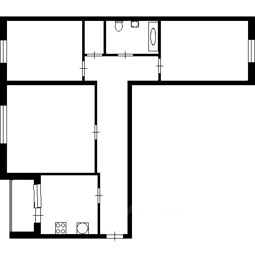 3-к кв. Марий Эл, Йошкар-Ола ул. Петрова, 2 (70.1 м) - Фото 1