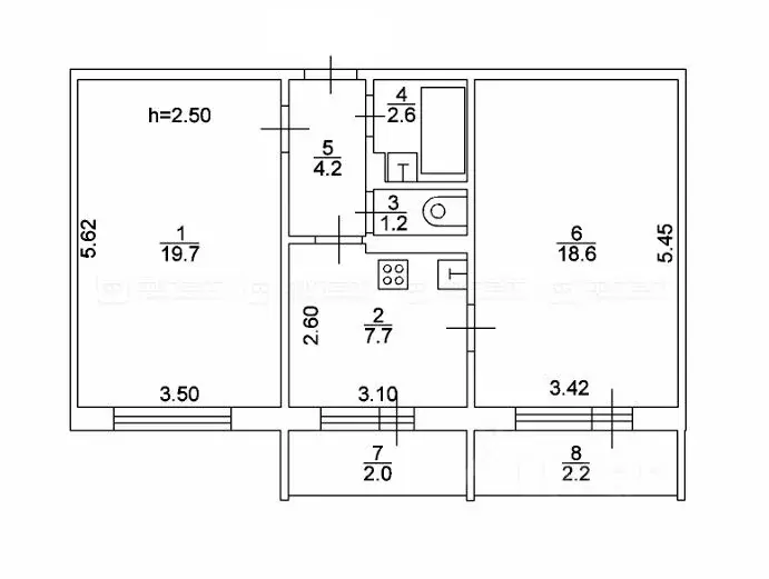 2-к кв. Тверская область, Тверь ул. Артюхиной, 9к1 (54.0 м) - Фото 2