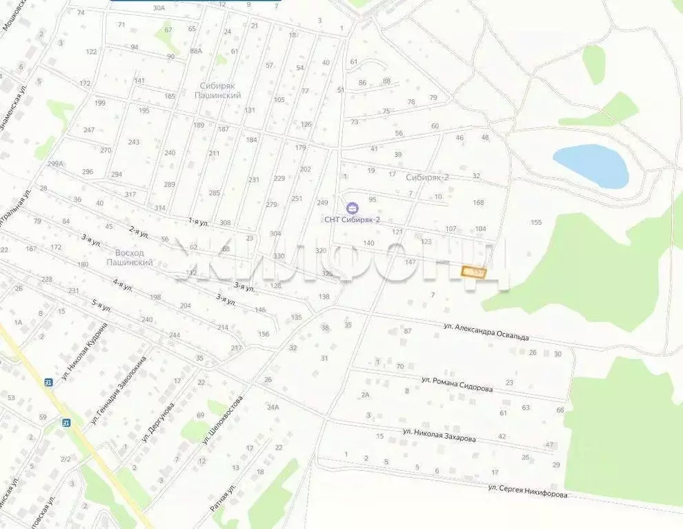 Участок в Новосибирская область, Новосибирск Сибиряк-2 СТ,  (7.62 ... - Фото 0