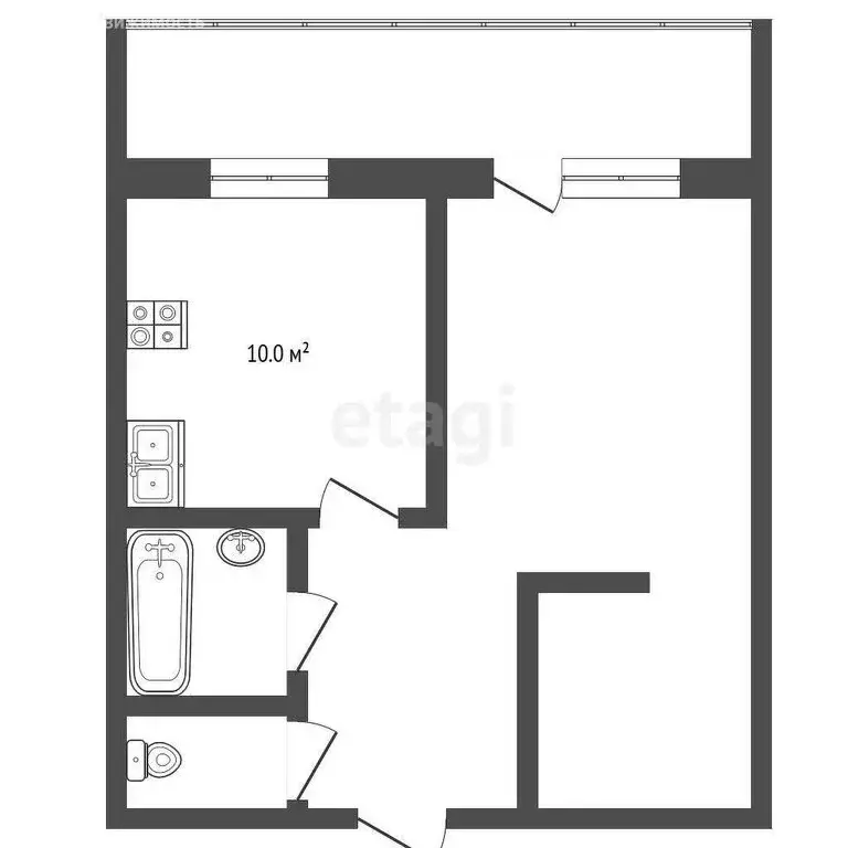 1-комнатная квартира: Сергиев Посад, улица Маслиева, 9 (35.8 м) - Фото 0