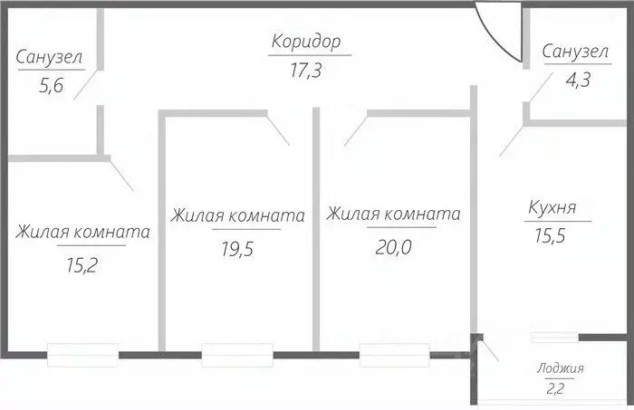 3-к кв. Самарская область, Тольятти ул. Фрунзе, 2В (99.6 м) - Фото 0