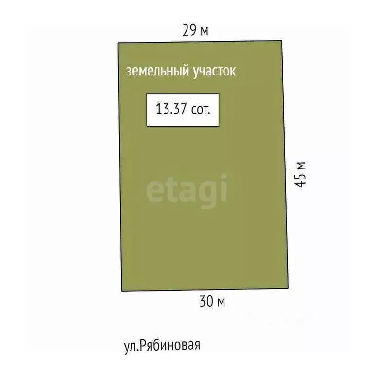 Участок в Тюменская область, Тюмень Энтузиастов мкр, ул. Рябиновая ... - Фото 1