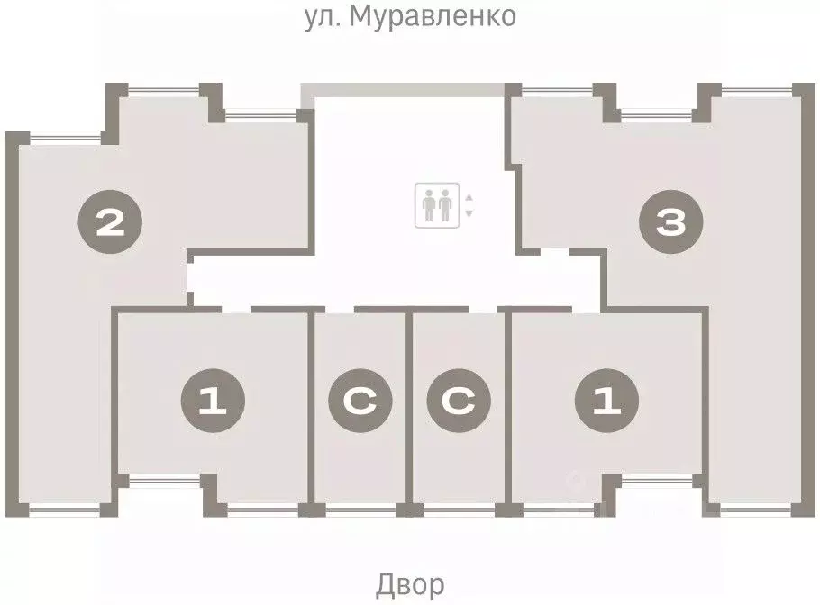 2-к кв. Тюменская область, Тюмень ул. Муравленко, 9к3 (81.04 м) - Фото 1