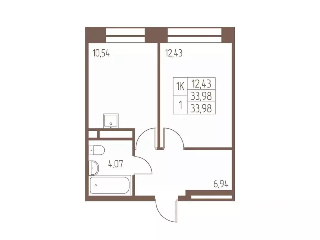 1-к кв. Московская область, Ивантеевка Пушкинский городской округ, ... - Фото 1