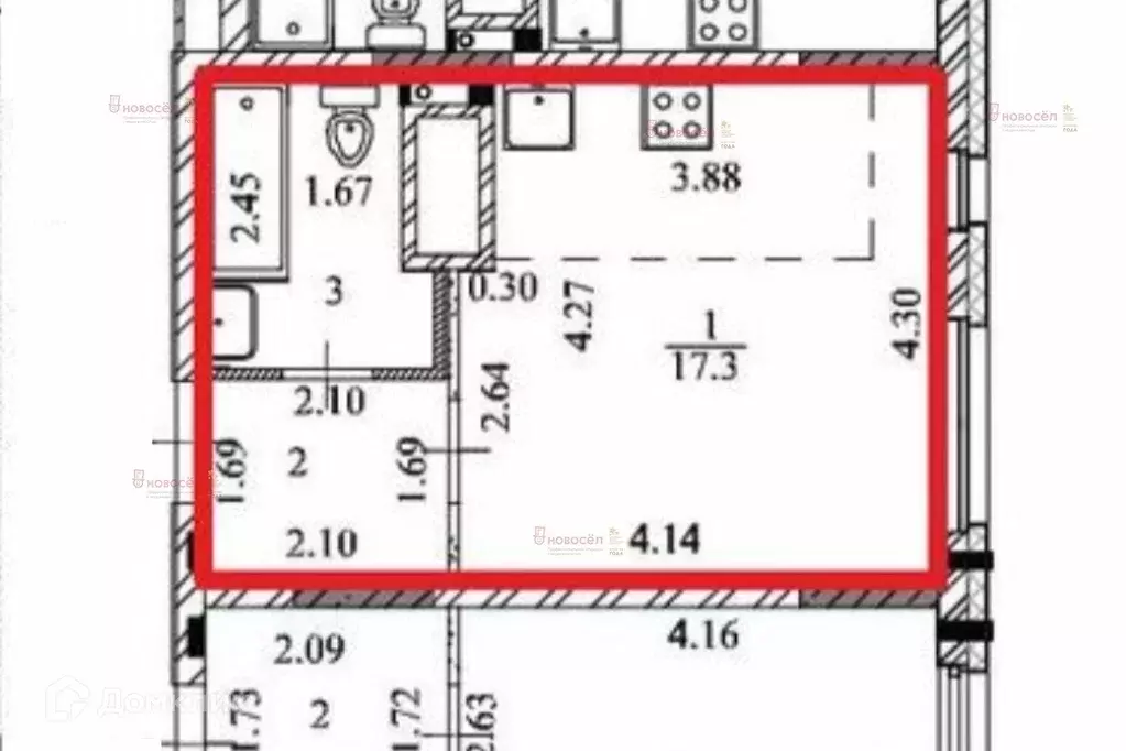Продаётся квартира-студия, 25 м - Фото 1