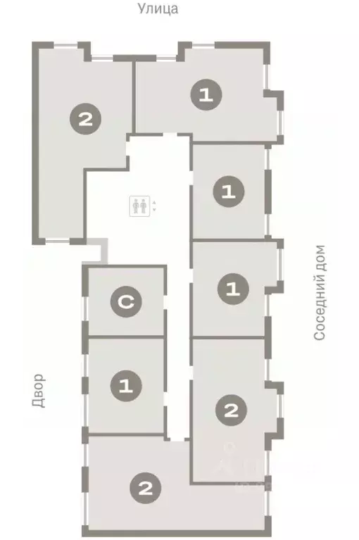 2-к кв. Новосибирская область, Новосибирский район, Краснообск рп, 3-й ... - Фото 2