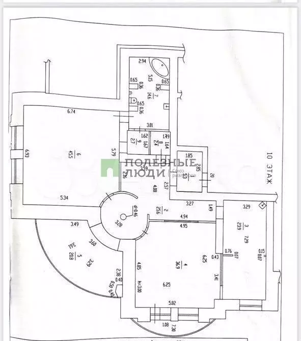 3-к. квартира, 177 м, 10/12 эт. - Фото 0