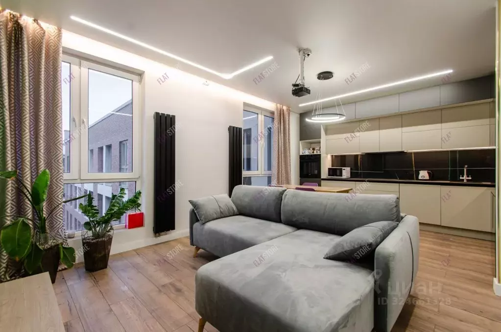 2-к кв. Санкт-Петербург Октябрьская наб., 98К3 (65.0 м) - Фото 2