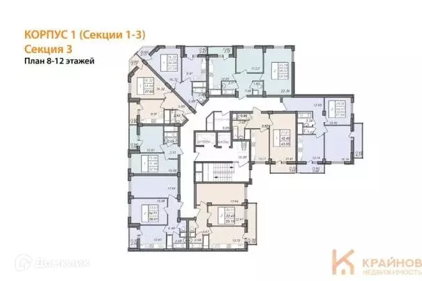 Продаётся 2-к квартира, 56 м - Фото 1