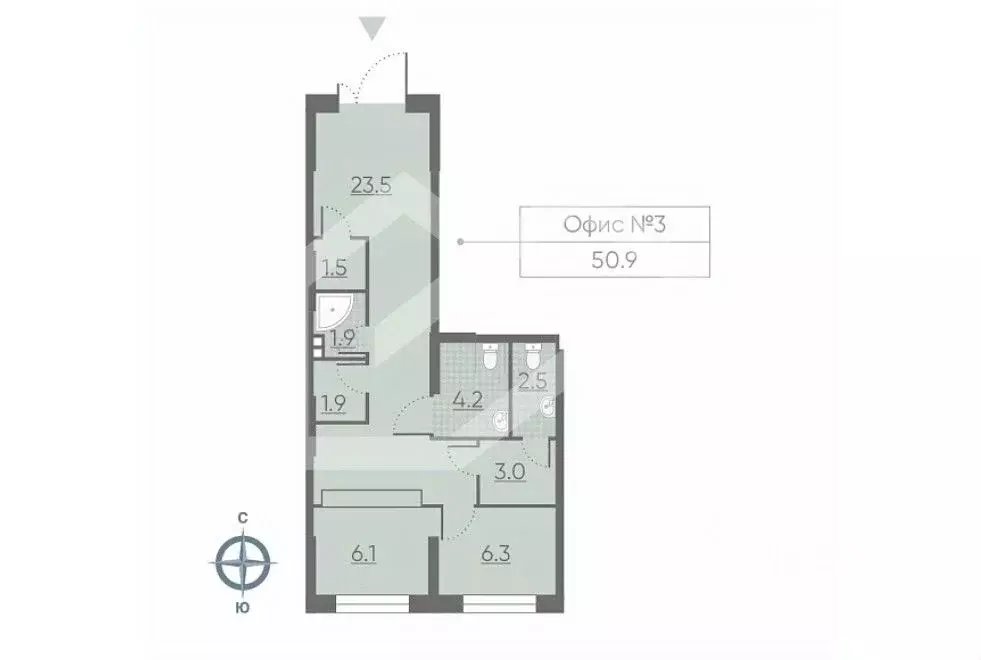 Торговая площадь в Москва Производственная ул., 19к1 (51 м) - Фото 2