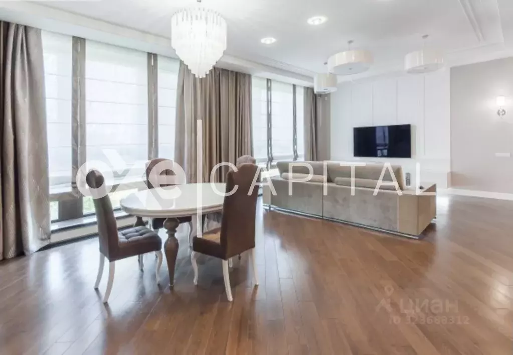 3-к кв. Москва 2-я Черногрязская ул., 6к4 (131.0 м) - Фото 2