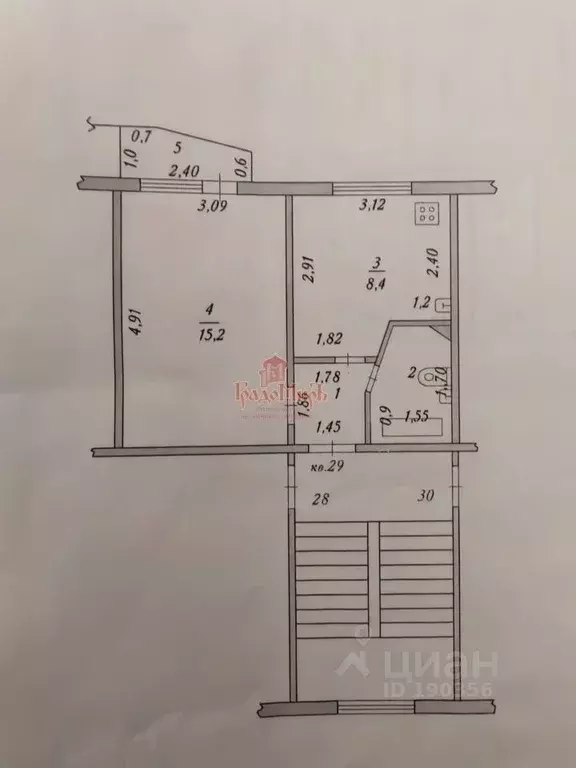 1-к кв. Московская область, Яхрома Дмитровский муниципальный округ, ... - Фото 2