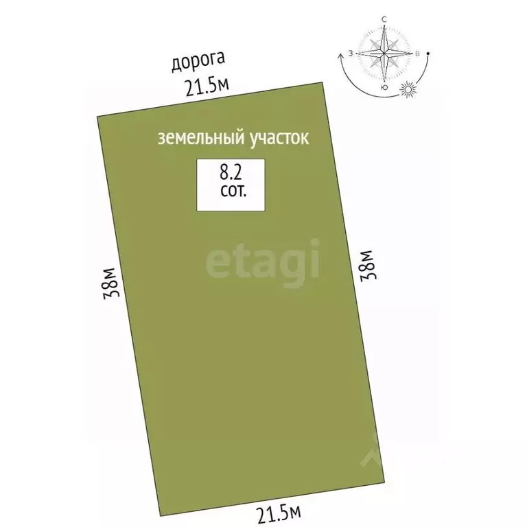 Участок в Крым, Симферопольский район, Трудовское с/пос, с. Ана-Юрт ... - Фото 2