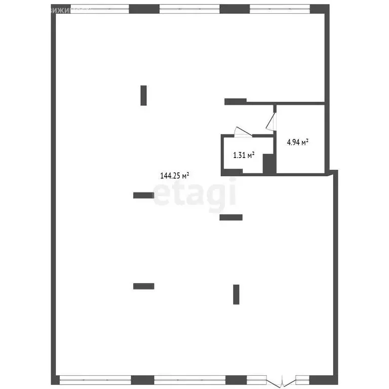 Помещение свободного назначения (149.5 м) - Фото 1