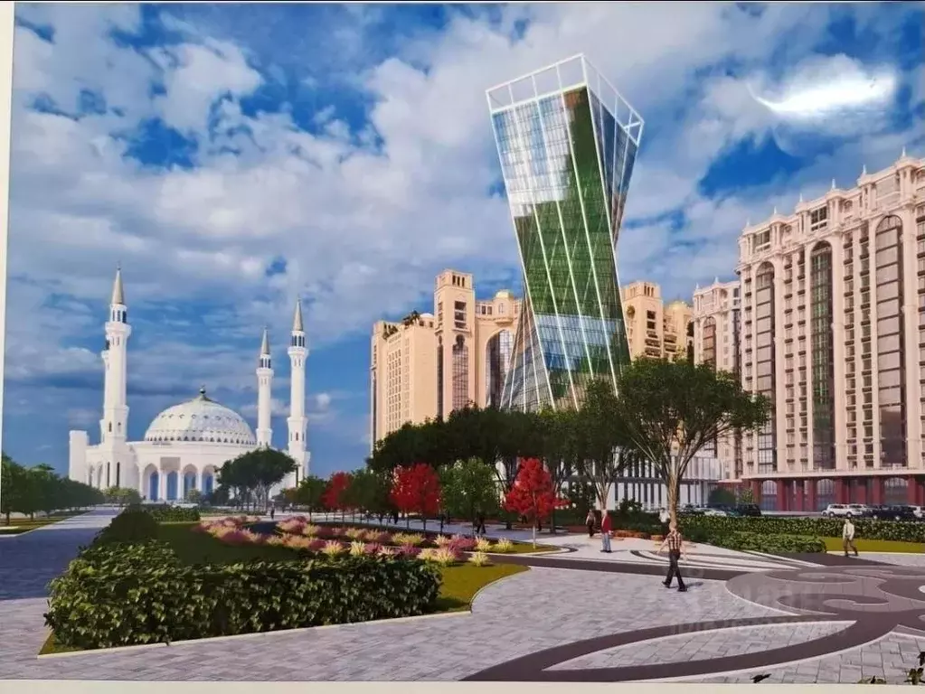 1-к кв. Чеченская республика, Грозный просп. В.В. Путина, 1А (49.3 м) - Фото 1