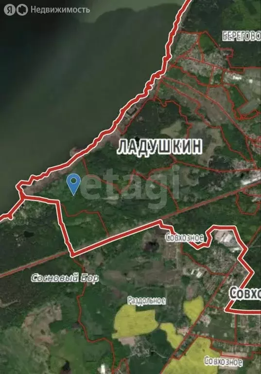 Участок в Калининградская область, Ладушкин (8.81 м) - Фото 0