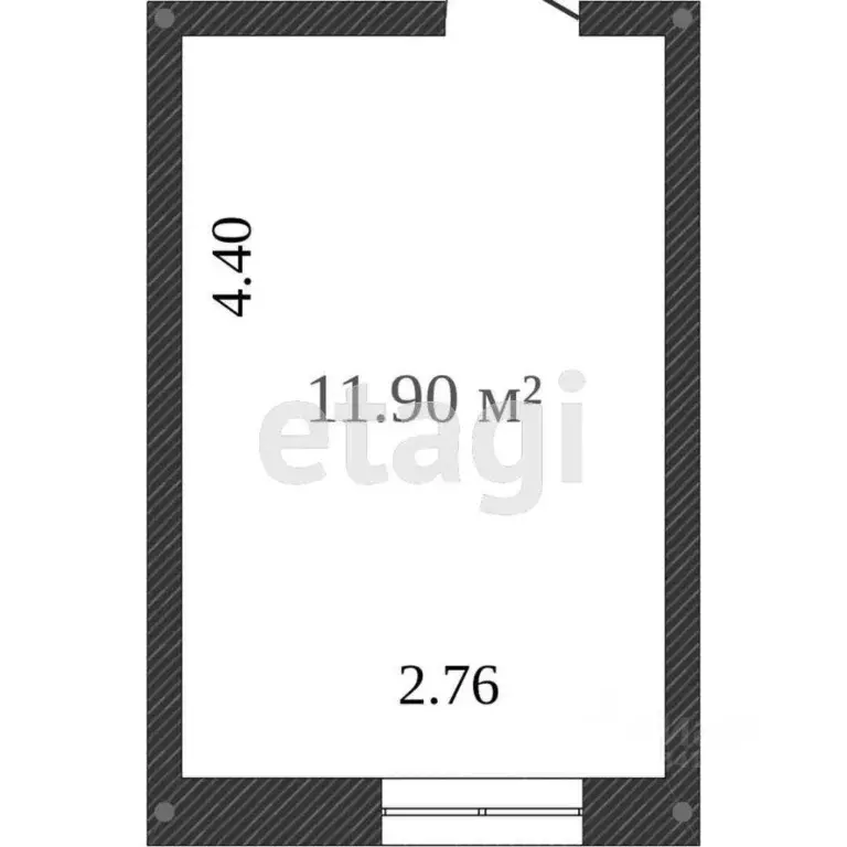 Комната Белгородская область, Белгород ул. Горького, 78 (13.0 м) - Фото 2