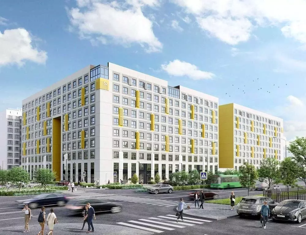 3-к кв. Челябинская область, Челябинск Новороссийская ул., 52/1 (86.12 ... - Фото 2