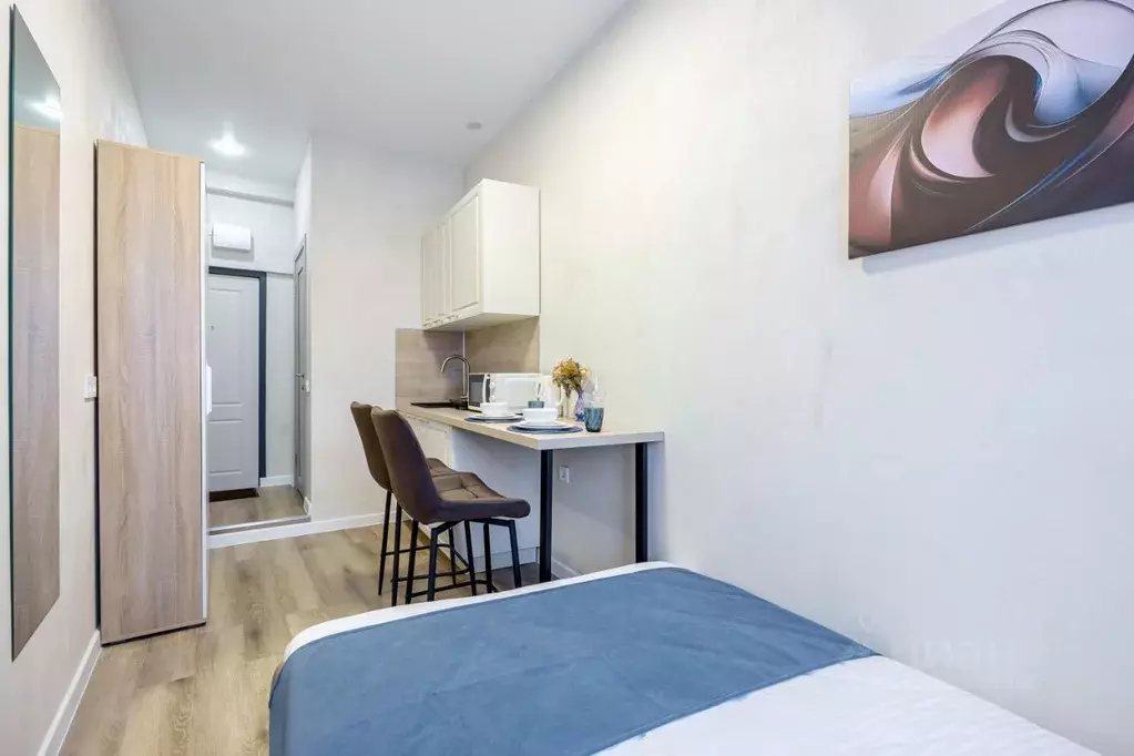 Студия Москва Новая Басманная ул., 33С1 (14.0 м) - Фото 1