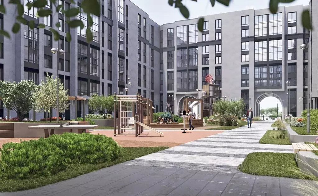 1-к кв. Санкт-Петербург Сосновая Поляна исторический район,  (37.47 м) - Фото 1