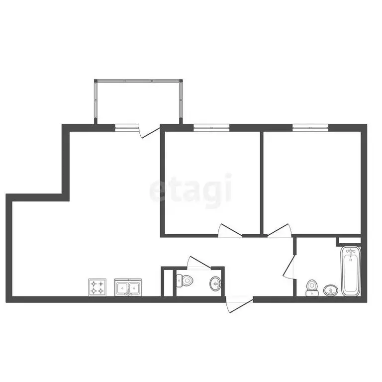 2-комнатная квартира: Сестрорецк, Авиационная улица, 5к3 (73 м) - Фото 1