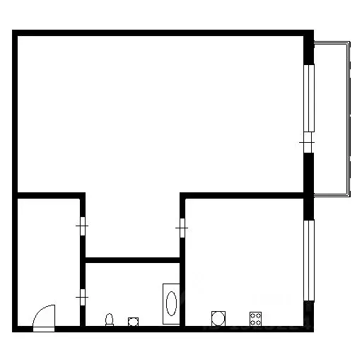 1-к кв. Воронежская область, Воронеж Пушкинская ул., 42 (30.1 м) - Фото 2