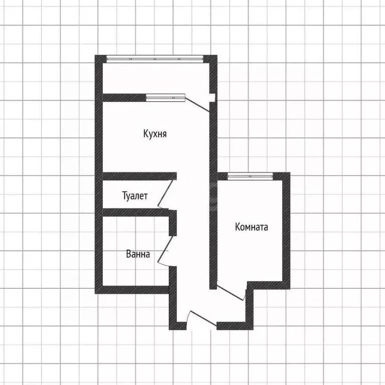 1-к кв. Тверская область, Селижарово пгт ул. Чапаева, 2А (37.0 м) - Фото 2