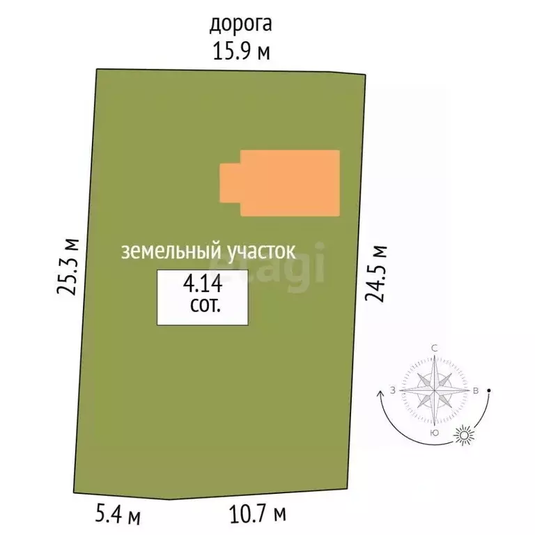 Дом в Севастополь Кальфа-1 садоводческое товарищество, 64 (18 м) - Фото 2