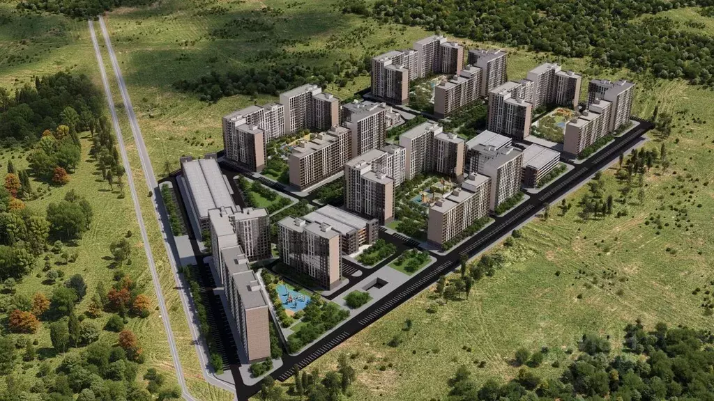 1-к кв. Адыгея, Майкоп Горные Высоты жилой комплекс (40.66 м) - Фото 2
