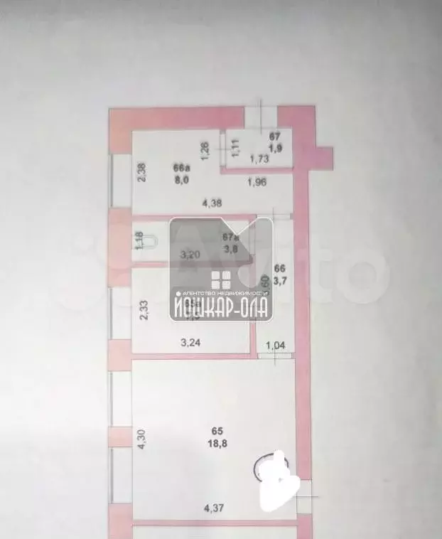2-к. квартира, 44 м, 1/5 эт. - Фото 0