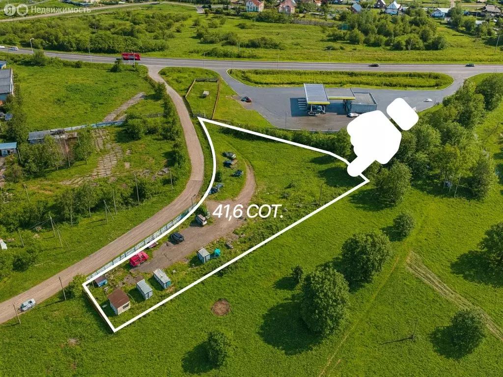 Участок в Талдом, Кустарная улица (41.6 м) - Фото 2