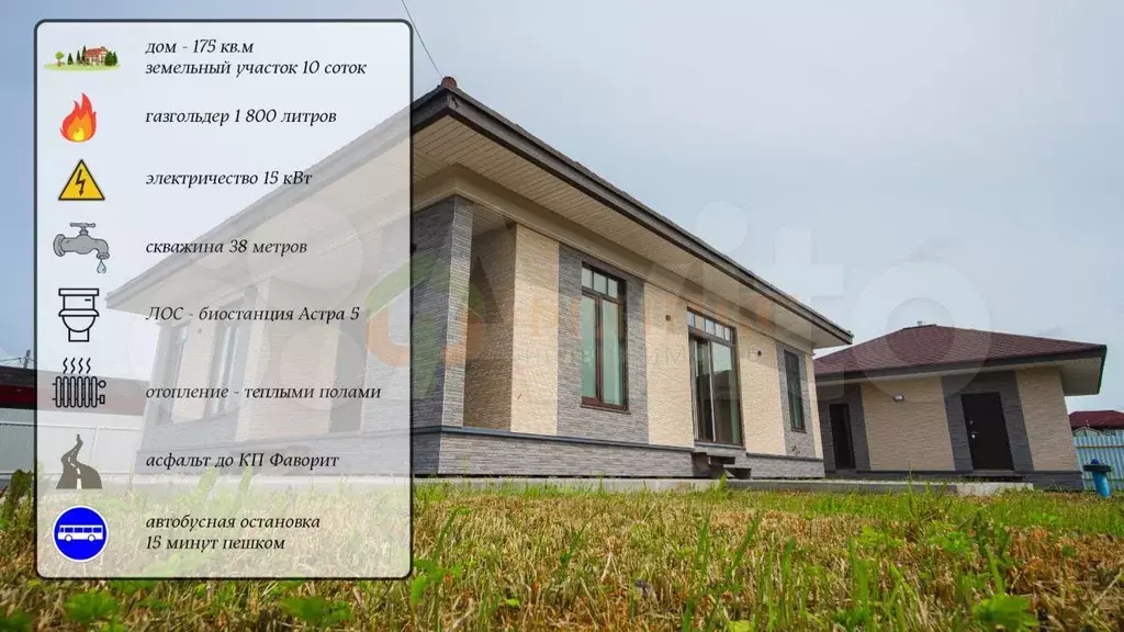 Дом 175 м на участке 10 сот. - Фото 1