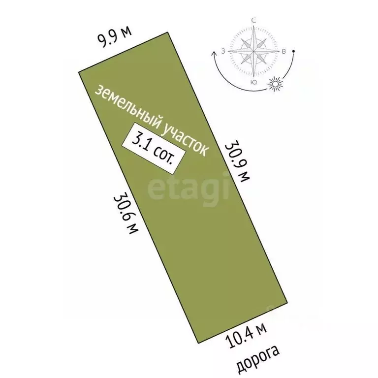 Участок в Ростовская область, Батайск Гидромеханизатор садоводческое ... - Фото 2